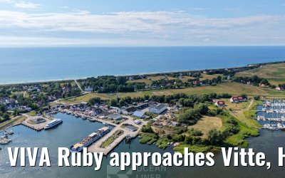 VIVA Ruby approaches Vitte, Hiddensee 09.07.2025