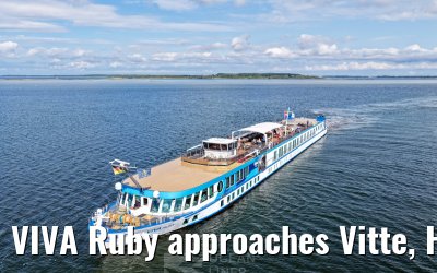 VIVA Ruby approaches Vitte, Hiddensee 09.07.2025