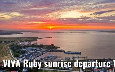 VIVA Ruby sunrise departure Vitte, Hiddensee 10.07.2025
