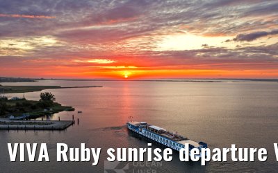 VIVA Ruby sunrise departure Vitte, Hiddensee 10.07.2025