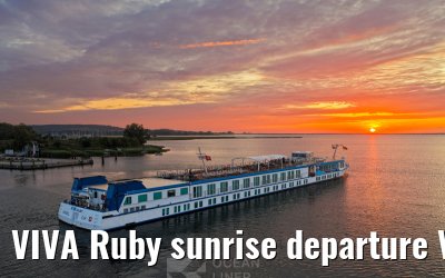 VIVA Ruby sunrise departure Vitte, Hiddensee 10.07.2025
