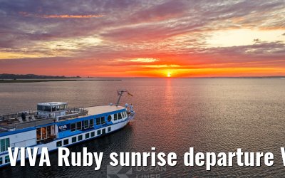 VIVA Ruby sunrise departure Vitte, Hiddensee 10.07.2025