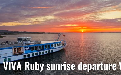 VIVA Ruby sunrise departure Vitte, Hiddensee 10.07.2025