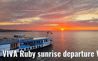 VIVA Ruby sunrise departure Vitte, Hiddensee 10.07.2025