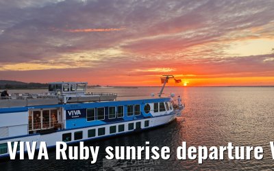 VIVA Ruby sunrise departure Vitte, Hiddensee 10.07.2025