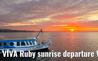 VIVA Ruby sunrise departure Vitte, Hiddensee 10.07.2025