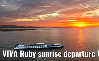 VIVA Ruby sunrise departure Vitte, Hiddensee 10.07.2025