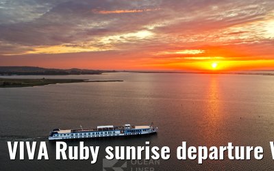 VIVA Ruby sunrise departure Vitte, Hiddensee 10.07.2025