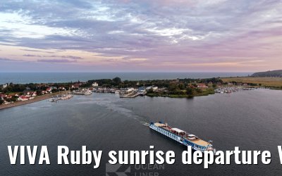 VIVA Ruby sunrise departure Vitte, Hiddensee 10.07.2025
