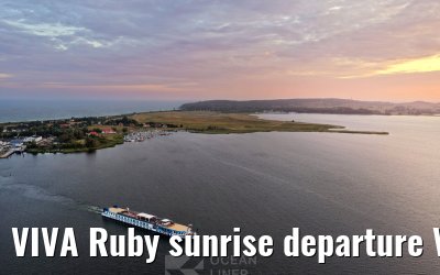VIVA Ruby sunrise departure Vitte, Hiddensee 10.07.2025