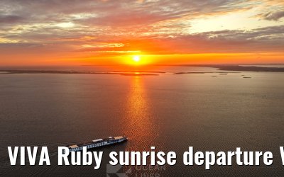 VIVA Ruby sunrise departure Vitte, Hiddensee 10.07.2025