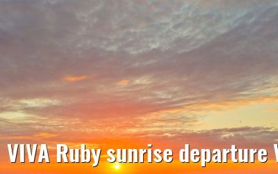 VIVA Ruby sunrise departure Vitte, Hiddensee 10.07.2025