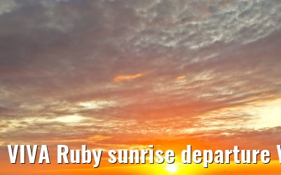 VIVA Ruby sunrise departure Vitte, Hiddensee 10.07.2025