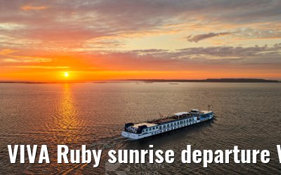VIVA Ruby sunrise departure Vitte, Hiddensee 10.07.2025