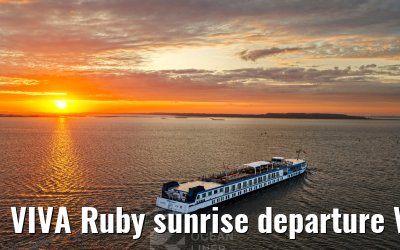 VIVA Ruby sunrise departure Vitte, Hiddensee 10.07.2025