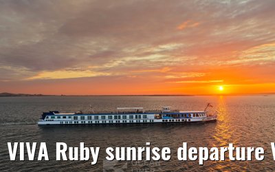 VIVA Ruby sunrise departure Vitte, Hiddensee 10.07.2025