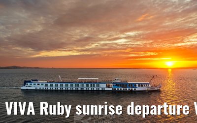 VIVA Ruby sunrise departure Vitte, Hiddensee 10.07.2025