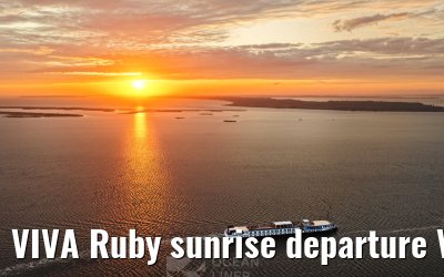 VIVA Ruby sunrise departure Vitte, Hiddensee 10.07.2025