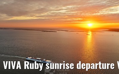VIVA Ruby sunrise departure Vitte, Hiddensee 10.07.2025