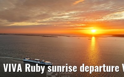 VIVA Ruby sunrise departure Vitte, Hiddensee 10.07.2025