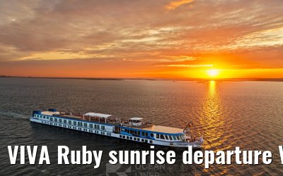 VIVA Ruby sunrise departure Vitte, Hiddensee 10.07.2025