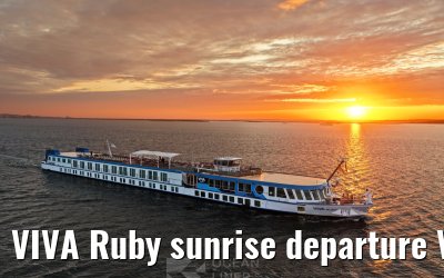 VIVA Ruby sunrise departure Vitte, Hiddensee 10.07.2025