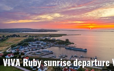 VIVA Ruby sunrise departure Vitte, Hiddensee 10.07.2025