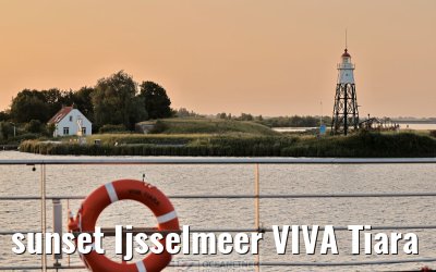 sunset Ijsselmeer VIVA Tiara 