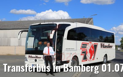 Transferbus in Bamberg 01.07.2020