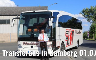 Transferbus in Bamberg 01.07.2020