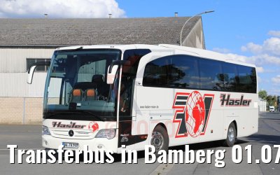 Transferbus in Bamberg 01.07.2020