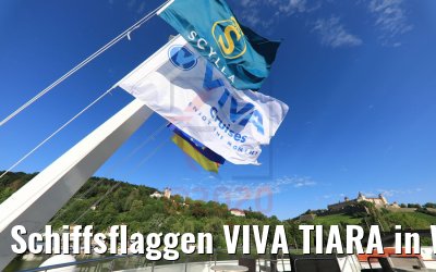Schiffsflaggen VIVA TIARA in Würzburg 30.06.2020