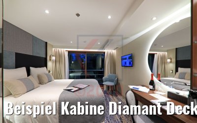 Beispiel Kabine Diamant Deck VIVA Tiara