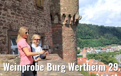 Weinprobe Burg Wertheim 29.06.2020