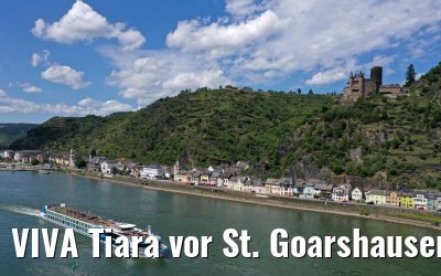 VIVA Tiara vor St. Goarshausen und Burg Katz 27.06.2020