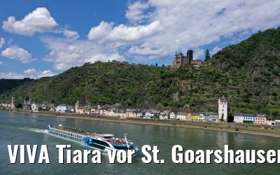 VIVA Tiara vor St. Goarshausen und Burg Katz 27.06.2020