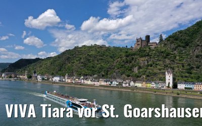 VIVA Tiara vor St. Goarshausen und Burg Katz 27.06.2020