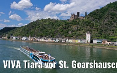 VIVA Tiara vor St. Goarshausen und Burg Katz 27.06.2020