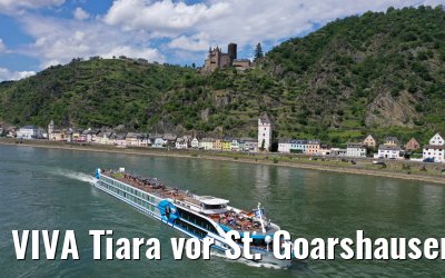 VIVA Tiara vor St. Goarshausen und Burg Katz 27.06.2020