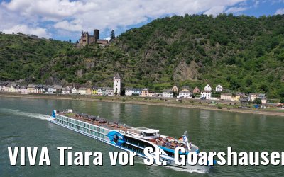 VIVA Tiara vor St. Goarshausen und Burg Katz 27.06.2020