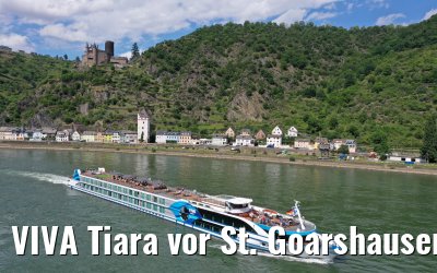 VIVA Tiara vor St. Goarshausen und Burg Katz 27.06.2020
