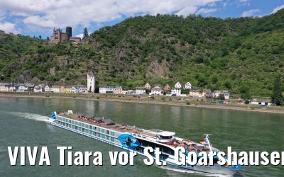 VIVA Tiara vor St. Goarshausen und Burg Katz 27.06.2020