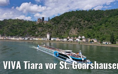 VIVA Tiara vor St. Goarshausen und Burg Katz 27.06.2020