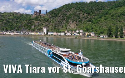VIVA Tiara vor St. Goarshausen und Burg Katz 27.06.2020