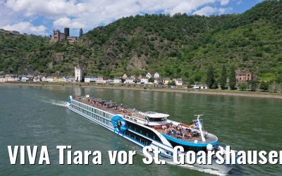 VIVA Tiara vor St. Goarshausen und Burg Katz 27.06.2020