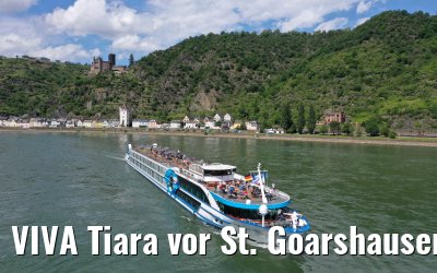 VIVA Tiara vor St. Goarshausen und Burg Katz 27.06.2020