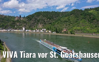 VIVA Tiara vor St. Goarshausen und Burg Katz 27.06.2020