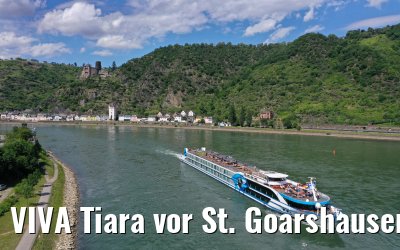 VIVA Tiara vor St. Goarshausen und Burg Katz 27.06.2020