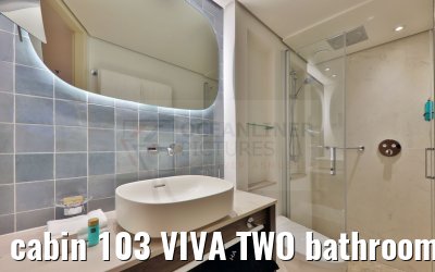 cabin 103 VIVA TWO bathroom