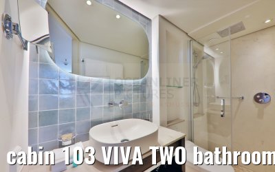 cabin 103 VIVA TWO bathroom